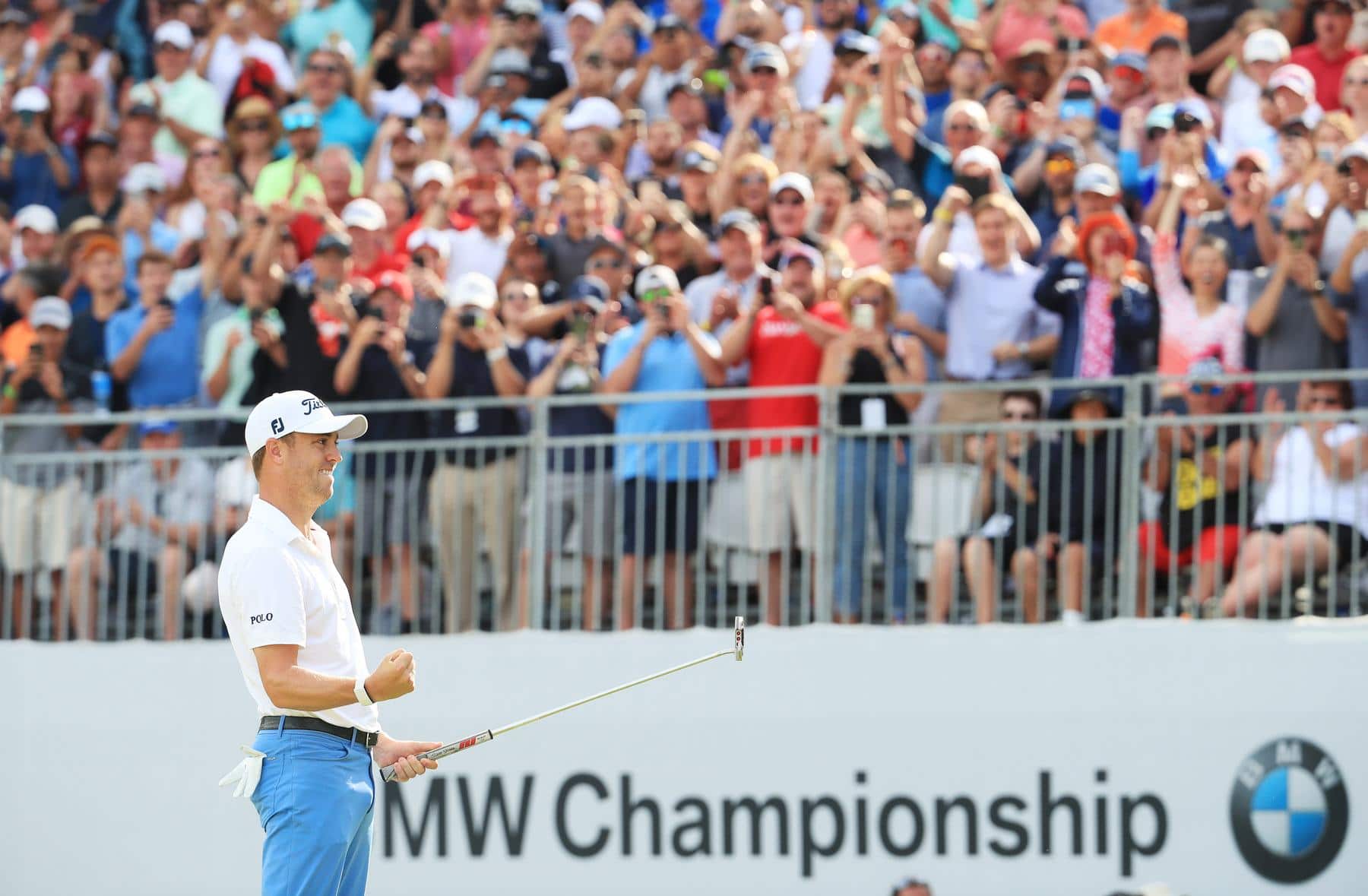 a man standing in front of a crowd